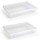 Acan Tradineur Lot de 2 plateaux avec couvercle pour