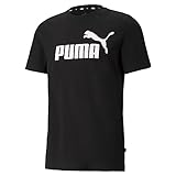 PUMA ESS Logo Tee T-Shirt Homme, Noir, S