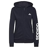 adidas W Lin Ft Fz HD Sweat à Capuche, Multicolore-Blanc