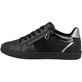 Geox Women's D Blomiee E Sneaker, Noir, 40 EU