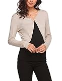 UNibelle Femme Cardigan Pull Gilet Boléro Manches Longues