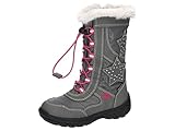Lico Cathrin Bottes de Neige, Gris (Grau/Pink Grau/Pink),