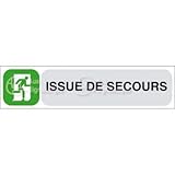 AUA SIGNALETIQUE - Plaque de porte Issue de Secours