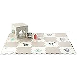 Tiny Love Tapis Puzzle Mousse Black & White XL, Tapis