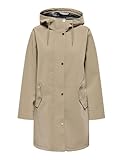 ONLY Onlsia Raincoat OTW, Vison argenté, S Femmes