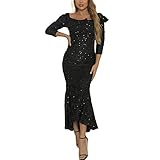 Bringbring_Robes Femmes Robe de Cocktail col V Sexy
