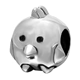 Breloque en argent sterling 925 en forme de poussin