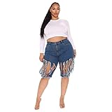 Yowablo Jean Polyester High Waist School Girl Short