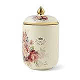 fanquare Boîte à Biscuits en Porcelaine 19 cm, Motif