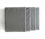 Pour le jardin : Lots de 4 coussins imperméables pour