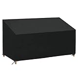 SanGlory Housse Banc de Jardin 3 Places, Housse de