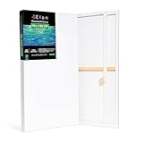 Elan Toile Peinture 50x100, Lot de 4 Toiles à Peindre