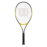 Wilson Energy XL Tennis Racket, Noir/Jaune, 4-3/8"
