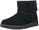 UGG Classic Mini Logo Zip, Botte Classique Femme, Noir,
