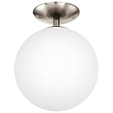 EGLO Luminaire plafonnier Rondo, lampe à boule en acier