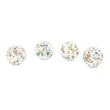 TRENDHAUS 602343 Flummi Lot de 4 balles rebondissantes