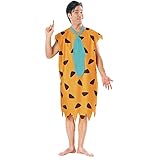 The Flintstones - Déguisement - Homme (Régulier) (Orange/Noir/Bleu)