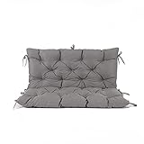 Ambientehome Coussin de banc de jardin HANKO avec dossier