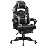 SONGMICS Fauteuil de Bureau, Chaise Gaming, RÉglable,