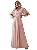 Ever-Pretty Robe de Soirée Grande Taille Femme Longue