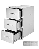 VEVOR Tiroirs de Cuisine d'Extérieur en Acier Inoxydable,