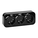 Miratic Bloc Prise Murale 3 x 2P+T 16A / 230VAC IP20