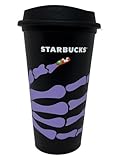 STARBUCKS Tasse de voyage réutilisable motif main squelette