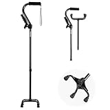 VEVOR Canne de Marche Réglable en Hauteur 10 Niveaux