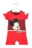 Disney Bébé garçon Bébé Combishort b , Rouge, 3 mois