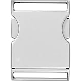 Prym Boucle de Ceinture, en métal, Argent Mat, 30 mm