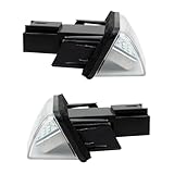 Knocery 2 Pièces Eclairages de Plaque Immatriculation,