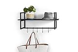 LIFA LIVING Portemanteau Mural en Métal, Porte Manteau