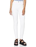 Only Femme Onlroyal Hw Sk White Noos Jeans, Blanc,
