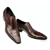 MBTSQOIO Chaussures Richelieu Formelles pour Hommes,
