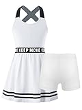LiiYii 2Pcs Sportswear Enfants Fille Tenue de Tennis
