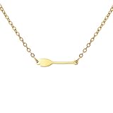 TEAMER Collier d'aviron pendentif en acier inoxydable