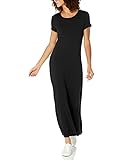 Amazon Essentials Robe Longue à Manches Courtes Femme,