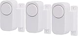 UNITEC Lot de 3 alarmes pour fenêtre et Porte avec