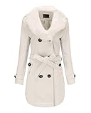 Tomwell Manteau Long Femmes Chaud Veste Col Capuche