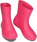 BeComfy Bottes de Pluie Courtes Femmes Bottines EVA