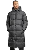 Urban Classics Tb7010-mens Long Puffer Coat Manteaux,