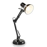 B.K.Licht Lampe de bureau orientable, lampe de table