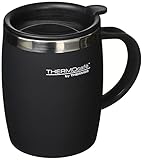 Thermocafé Tasse de voyage/bureau en plastique et acier
