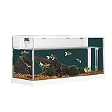 Lidzopas Aquarium rectangulaire en acrylique transparent,
