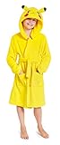 Pokemon Robe De Chambre Enfant De Pikachu, Peignoir