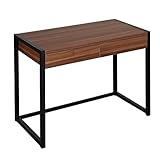 eSituro Table de Bureau Poste de Travail en Bois et