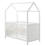 roba Lit Bébé Cabane Évolutif 70x140 - Convertible