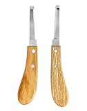 QWORK® 2 pièces couteaux à sabots, grattoir à sabots