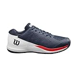 Wilson Homme Rush Pro Ace Tennis Shoe, Navy Blazer/White/Infrared,