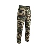 Pantalon treillis militaire F2 entrejambe 70 cm cam